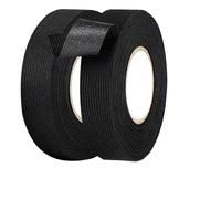 2 Pezzi 19 Mm X 25 M Nastro Isolante in Tessuto Industriale Cablato Resistente Al Calore Nastro in Tessuto Non Tessuto pet 51608 per Cablaggio Nastro Isolante in Cotone per Moto Automobile e Casa