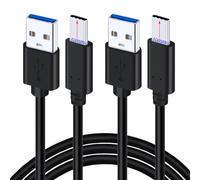 2 Pezzi 1M Cavo USB Type-C di Rapida Ricarica Trasmissione con punta da 10mm per BV5900 BV6100 BV6300 BV6800 Pro / BV6900 BV9100 BV9500 Plus BV9600 BV9700 BV9800 BV9900E BV9900 Pro Rugged Smartphones