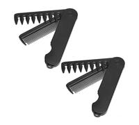 2 Pezzi 2 In 1 Pettine Pieghevole, Capricci Per Capelli, Pettine Portatile, Strumento Di Acconciatura.