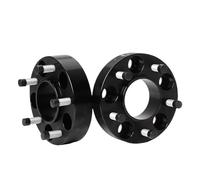 2 Pezzi 20 25 30 35 40 50mm PCD 5x114.3 CB 67.1mm Adattatore distanziale Ruota 5 Fori per Mazda per Mitsubishi per Hyundai per Kia (2 Pezzi 25mm Nero)