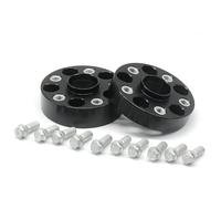 2 Pezzi 20/25/30/35/50mm Distanziali Per Ruote In Lega Di Alluminio CNC Per Auto Adatti A PCD 5x100 CB 57.1 Per A1 A2 A3 TT(30mm Black)