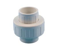 2 pezzi 20 mm 25 mm 32 mm connettori for tubi in PVC bianco for approvvigionamento idrico, irrigazione, gomito dritto, raccordi a T incrociati, valvola a sfera(Union Connector 25mm)