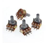 2 pezzi 20 mm WH148 3 pin 6 pin B1K B2K B5K B10K B20K B50K B100K B250K B500K B1M Potenziometro 1K 2K 5K 10K 20K 50K 100K 250K 500K 1M(20mm 500K,3PIN)
