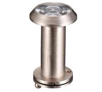 2 pezzi 200 gradi regolabile porta occhio spia spioncino for di sicurezza domestica hardware for(Brushed Chrome)