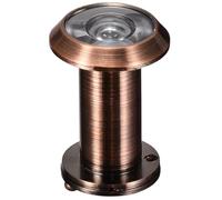 2 pezzi 200 gradi regolabile porta occhio spia spioncino for di sicurezza domestica hardware for(Red Bronze)