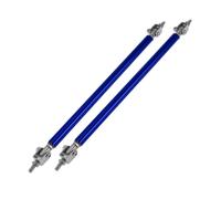 2 pezzi 20cm/7,87 pollici paraurti anteriore labbro splitter puntone tirante blu