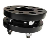 2 Pezzi 20mm 0.79 ''Alluminio PCD 5x114.3 CB=67.1mm Distanziale Ruota Per Hyundai Per Per Borchie 12X1.5 Modifica dell'auto(Nero)