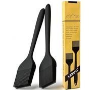 2 Pezzi 21cm Pennello Cucina Silicone,BPA-Free Pennello Cucina
