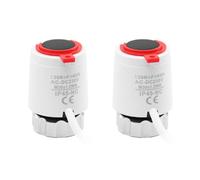 2 pezzi 230 V normalmente chiuso NC M30x1,5 mm attuatore elettrotermico per riscaldamento a pavimento TRV dissipazione del calore termostatica