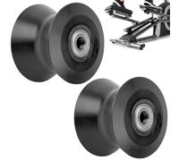 2 pezzi 238880 rullo ellittico di ricambio per gambe compatibile con modelli Free-Spirit, Ree-bok (Icon), può ridurre l'attrito, migliorare la mobilità regolare del pedale e migliorare la stabilità