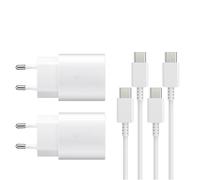 2 Pezzi 25W Caricatore USB C Rapido Caricabatterie per Samsung Galaxy S24 S23