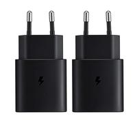 2 Pezzi 25W USB C Caricatore Veloce per Samsung Galaxy S25 S24 S23 S22 S21 S20 Plus S24+ S23+/Z Fold 6/ Z Flip 6 5G/ Note20/10/A54 A55/ iPhone, iPad, Tablet, Alimentatore Adattatore di Ricarica