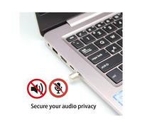 2 Pezzi 3,5 mm MIC Blocker - Dispositivo di Blocco del Suono per La Protezione Della Privacy Dei Dati e La Sicurezza del Microfono per Smartphone,