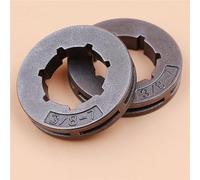2 pezzi 3/8" passo 7 denti piccolo scanalato pignone adatto for motosega Hus 50 51 55 254 154 261 262 257 262XP 562XP 455 460