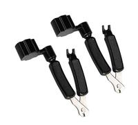 2 Pezzi 3 in 1 Strumento per Riparazione di Corde Della Chitarra, Avvolgicorde per Chitarra, Chitarra Avvolgicorde e Tagliacorde per strumenti musicali, chitarra e postazione di lavoro, Nero