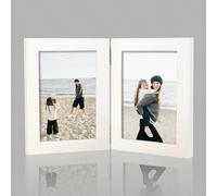 2 pezzi/3 pezzi/4 pezzi Cornici per foto eleganti e minimali con cerniera, cornice nera/bianca, adatte per foto da 4x6" e 5x7", ideali per foto di gruppo familiari, ricordi di viaggio, San Valentino, 