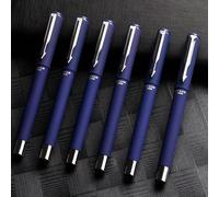 2 pezzi/3 pezzi/6 pezzi Penne neutre, punta media da 0,7 mm, scrivono in modo fluido e asciugano rapidamente, nero e blu, per prendere appunti, scrivere, firmare, per ufficio, diario, forniture per uf