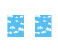 2 Pezzi 3 X 5 Piedi di Sfondo Bianco Fotografia Sullo Sfondo Dello S5250