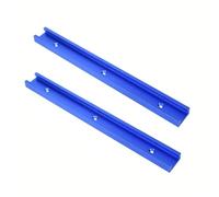 2 pezzi 30 tipo T-Track T-Slot Mitra Track Jig Fixture Slot connettore per la lavorazione del legno scivolo binario strumenti di carpenteria, durevole 40 cm