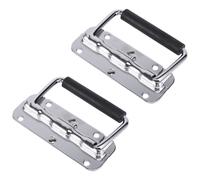 2 pezzi 304 maniglia a molla in acciaio inossidabile scatola di supporto per