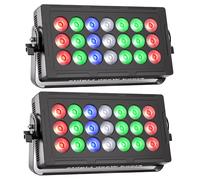 2 pezzi 315W RGBW LED Wallwasher 21PCS 15W LED Barra Luminosa 63 effetti Stroboscopica Luce di Festa dmx512 Luminosa da Palco per Palco Architettura Compleanno Bar Discoteca