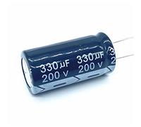 2 pezzi 330UF 200v 330UF Condensatore elettrolitico in alluminio Dimensioni 18 * 35 200V330UF Elementi di accumulo di energia