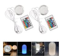 2 pezzi 3D Printer LED Strip Light Kit per stampanti 3D, accessori per stampanti 3D, kit creativi a LED, accessori per stampanti 3D, per modelli di luce notturna creativi, 16 tipi di luci