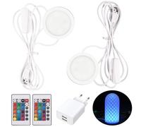 2 pezzi 3D Printer LED Strip Light Lighting, accessori per stampante 3D, kit di ricambio per modelli di luce notturna della stampante 3D, componenti per modelli creativi 3D, 16 tipi di luci