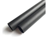 2 Pezzi 3k Tubo Fibra Di Carbonio Lunghezza 500mm Diametro Esterno 6-30mm Asta Di Carbonio Cava Ad Alta Durezza Semplice Opaco For Droni Prototipi Modelli RC Corse Progetti Fai Da Te(14x11x500mm)