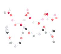 2 pezzi 3m 20 cotone design a batuffolo a corda di luci decorative interne