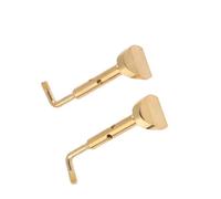 2 Pezzi 4/4 Confezione Mentoniera Supporto Violino Portatile Placcato Oro Vite Accessori