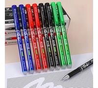 2 pezzi/4 pezzi/12 pezzi/24 pezzi/27 pezzi Penne gel cancellabili (Nero/Rosso/Blu/Verde 4 colori di inchiostro), Punta da 0,5 mm Penna a frizione termica magica, Durevole e facile da correggere, Manti