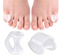 2 pezzi/4 pezzi Separatore per dita dei piedi, separatore per dita dei piedi morbido, impermeabile, resistente all'usura, adatto per sport e protezione quotidiana delle dita dei piedi, protezioni per 