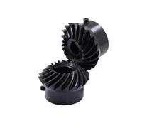 2 pezzi 45# acciaio 1M 15T ingranaggio conico a spirale M1 modulo 1:1 90 gradi ingranaggio differenziale stesso rapporto diametro(6mm)
