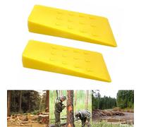 2 pezzi 5,5 pollici cunei da abbattimento cuneo da taglio albero con punte strum