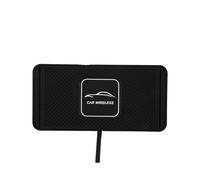 2 Pezzi 5/7,5/10 W C1 per Auto per Caricabatterie Wireless , Tappetino Antiscivolo per Stazione Dock di Ricarica Rapida