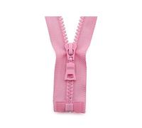 2 pezzi 5# Cerniera in resina Cerniera con chiusura automatica 30cm - 90cm per giacca Abbigliamento fai da te Accessori per cucire, Rosa, 90cm