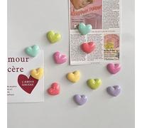 [2 pezzi/5 pezzi/8 pezzi/10 pezzi/12 pezzi/Set Calamite per frigorifero a forma di cuore colorate, decorazione per frigorifero per San Valentino, regalo per la Festa della Mamma, regalo per Ognissanti