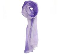 2 pezzi 50*160cm Sciarpa tinta unita da donna con sfumatura di colore Scialle lungo in chiffon a rete da donna Autunno Sciarpa sottile in tulle elegante primaverile Per Quattro Stagioni(Color 12)