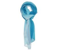 2 pezzi 50*160cm Sciarpa tinta unita da donna con sfumatura di colore Scialle lungo in chiffon a rete da donna Autunno Sciarpa sottile in tulle elegante primaverile Per Quattro Stagioni(Color 14)