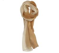 2 pezzi 50*160cm Sciarpa tinta unita da donna con sfumatura di colore Scialle lungo in chiffon a rete da donna Autunno Sciarpa sottile in tulle elegante primaverile Per Quattro Stagioni(Color 6)