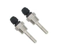 2 pezzi 50 mm manicotto sommergibile G1/2 pollici filettatura per sensore di temperatura, manicotti sommergibili in acciaio inox, tubi di protezione per termocoppie, tubo di protezione per sensore di