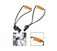2 pezzi 50W H7/9005/9006 resistore di carico per auto annullatore di errore decoder LED Canbus cablaggio