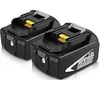 [2 pezzi] 5500mAh Sostituzione per Makita Batteria 18V BL1860B BL1860 BL1850B BL1850 BL1840B BL1830B BL1830 194205-3 194204-5 LXT-400 Adatto per Utensili elettrici senza fili