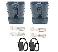 2 pezzi 6-10 Gauge Nero Batteria Connettore Rapido 50A 12-36V Batteria Quick Connect Disconnect Batteria Quick Wire Harness Plug Kit