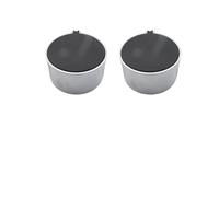 2 pezzi 6/8 mm accessori for fornelli pulsante di montaggio manopole argento interruttore controllo del forno(A6 8mm)