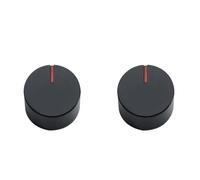 2 pezzi 6 mm 8 mm manopole for fornelli a gas fornello forno interruttore di controllo accessori for fornelli a gas assemblaggio pulsante nero(8mm 0)