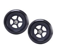 2 Pezzi 6 pollici Ruota Anteriore di Ricambio per Sedia a Rotelle, Ruota Solida per Sedia a Rotelle, Cuscinetto 8 mm (5/16"), Sedia a Rotelle, Accessori per Deambulatore