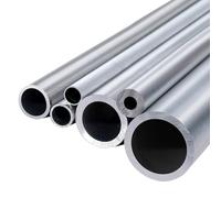 2 pezzi 6063 tubo di alluminio lunghezza 500mm diametro esterno 1.5~5.5mm ID .1-4. tondo dritto in lega asta cava(OD5xID4mm2Pcs)