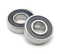 2 pezzi 6200RS cuscinetto a sfere a gola profonda con doppia guarnizione in gomma adatto for 6200-2RS 10 * 30 * 9 mm